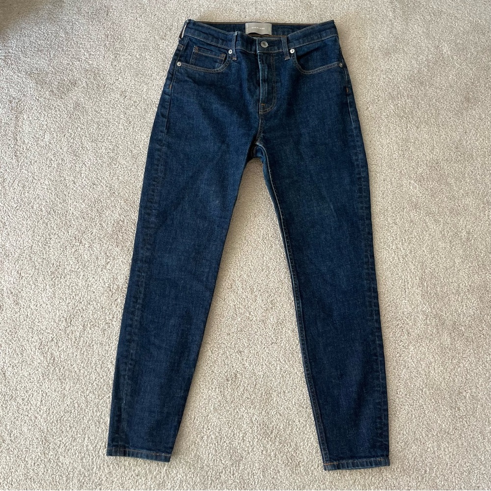 Everlane‎ High-Waisted Blue Jeans